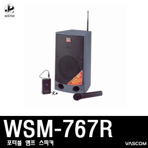 [VASCOM] WSM-767R (대경바스컴/스피커/포터블/야외)